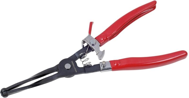 Spezialzange für Auspuffschellen