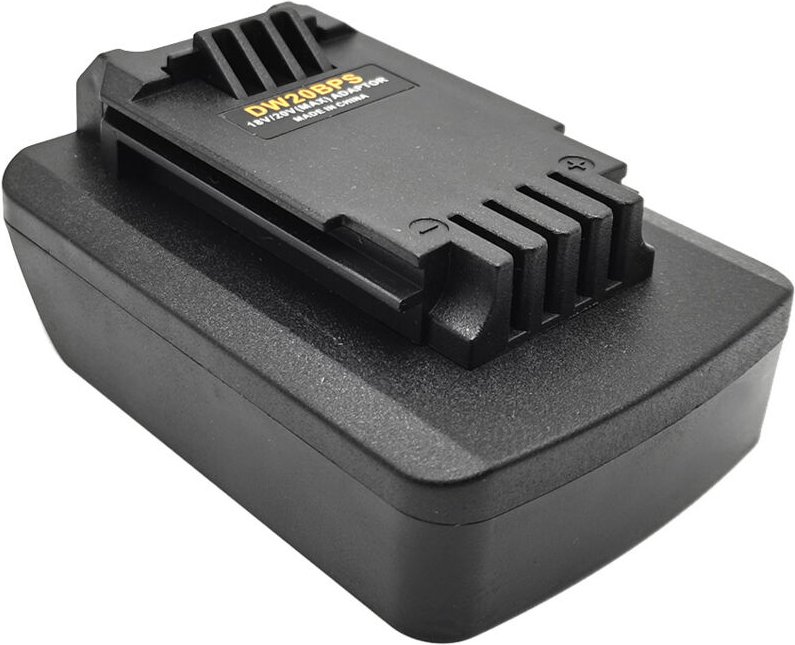 Thumbnail - Batterieadapter für 18 V/20 v Lithium, konvertiert in Schwarz & 18 v 20 v Werkzeug