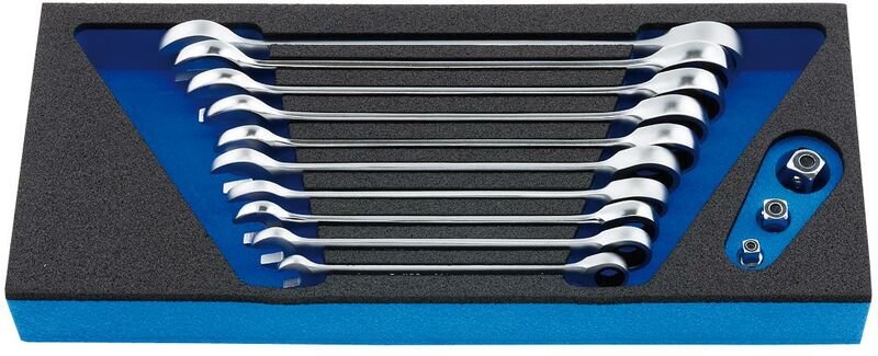 M 50829-9 Knarrenringmaulschlüsselsatz, 13-tlg.