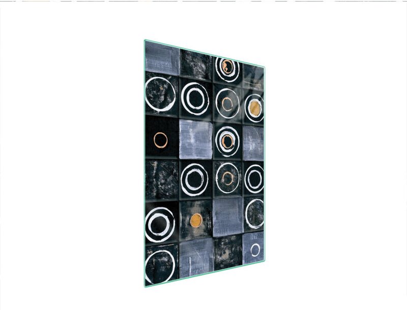 Glasschneidebrett 35x52 Muster