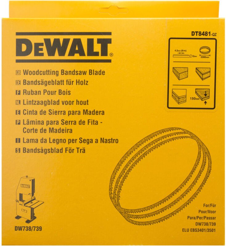 DEWALT Bandsägeblatt 2095x12x0,6 mm 4,2 mm DT8481-QZ