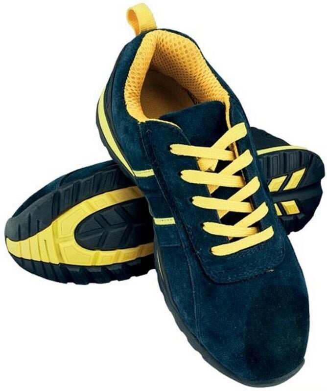 Reis - Arbeitsschuhe sb sra Halbschuhe Wildleder blau/gelb 38