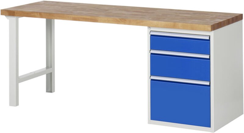 Rau Werkbank Modell 7508, B 2000 x T 700 x H 840mm