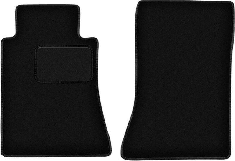 Vordere Matten schwarz für: Mercedes E W124 Coupé (1984-1997)