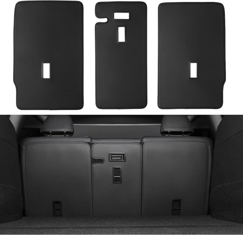 3-teiliges Set mit Rücksitzbezügen für Tesla Model Y, zweite Reihe, Allwetter-Haustiermatten für Model Y 5-Sitzer 2024–2...