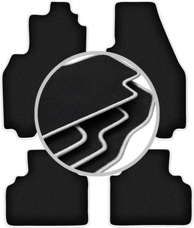 Thumbnail - CARLUX-SILVER Autofußmatten für: Ford Cougar Coupé (1998-2004)