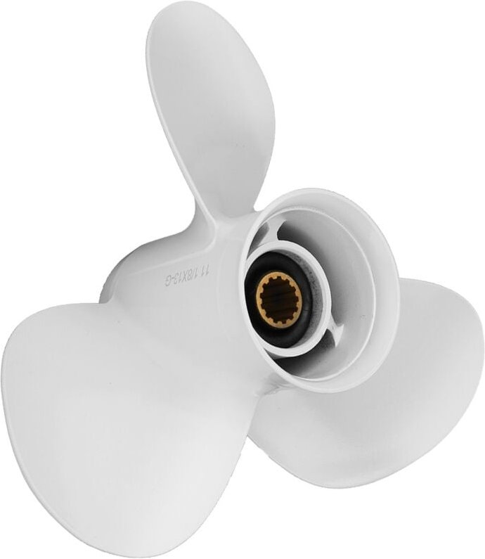 Außenborder Propeller,Motorpropeller 11 1/8 x 13-G,3 Klinge Aluminium Boot Propeller - Außenbordmotor, für 30-60PS - Ej....