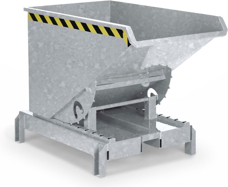 RR Industrietechnik Abrollkipper Typ RAM-DST-30 300dm³ für Deichselstapler verzinkt