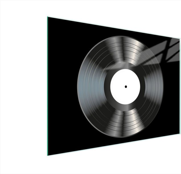 Glasschneidebrett 40x30 VINYL