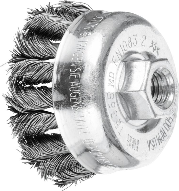 PFERD TOOLS COMBITWIST Topfbürste gezopft TBG Ø 65 mm M14 Stahl-Draht-Ø 0,35 mm Winkelschleifer (1)