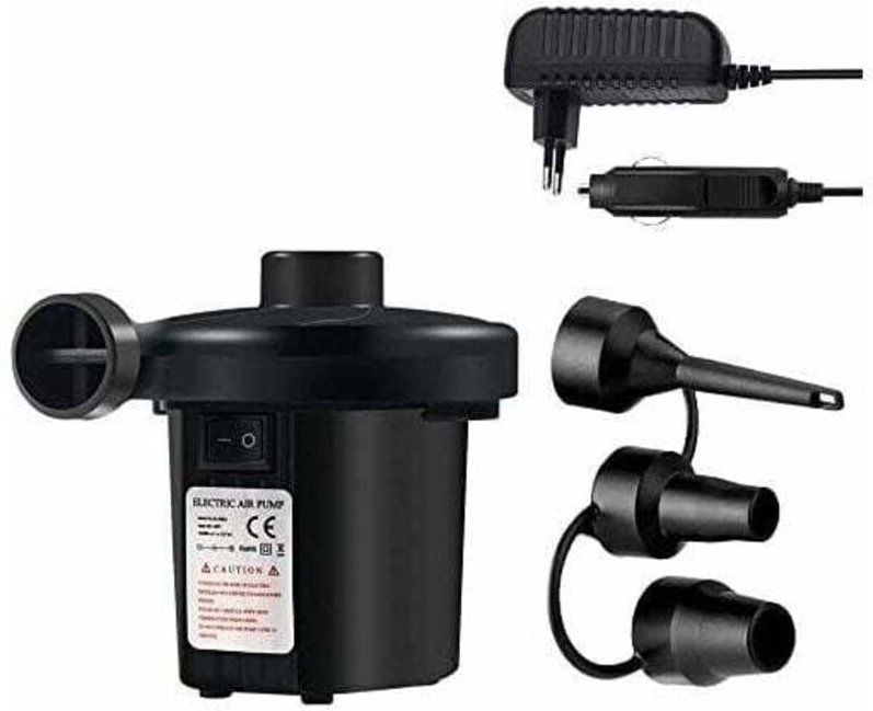 Thumbnail - Shining House - Elektrische Luftpumpe, 2-in-1, elektrische Luftpumpe, Deflationsmaschine mit 3 Düsen für Bootsboje, Schw...