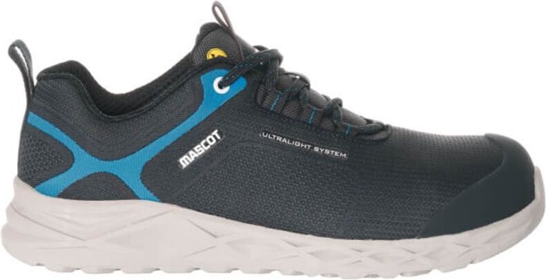 Mascot - Sicherheitshalbschuh F0271-909 46 schwarzblau/azurblau