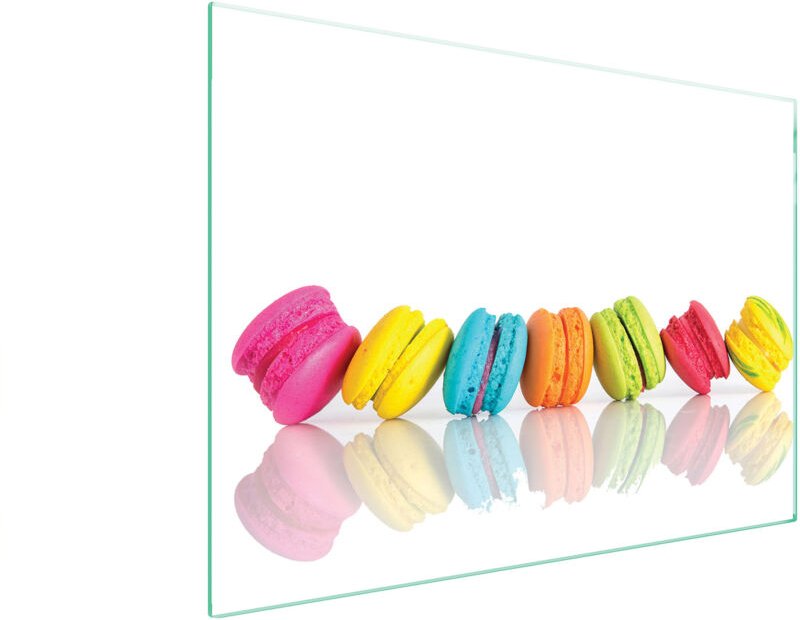 GLASSCHUTZPLATTE FÜR HERD 70x52 FARBIG