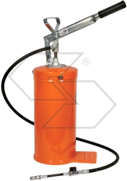 Fasspumpe für Schmierfett 12Kg 180x420mm mit Gummischlauch 1,5m Schlauch 130mm