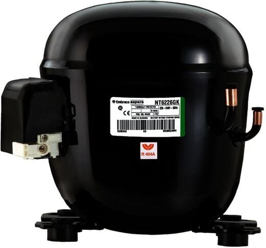 Reporshop - Emppressor Neu6214GK R404A R507A R452A 220V 1/2CV Hochtemperatur 9,99 cm3