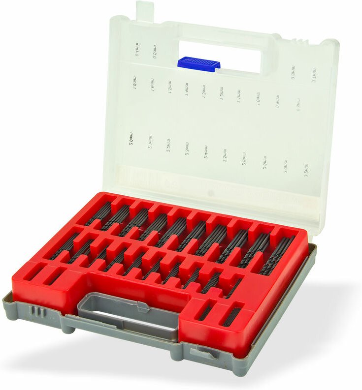 Dema - Spiralbohrerset 0,4-3,2 mm 150 tlg Bohrersatz Metallbohrer Spiralbohrer Bohrer