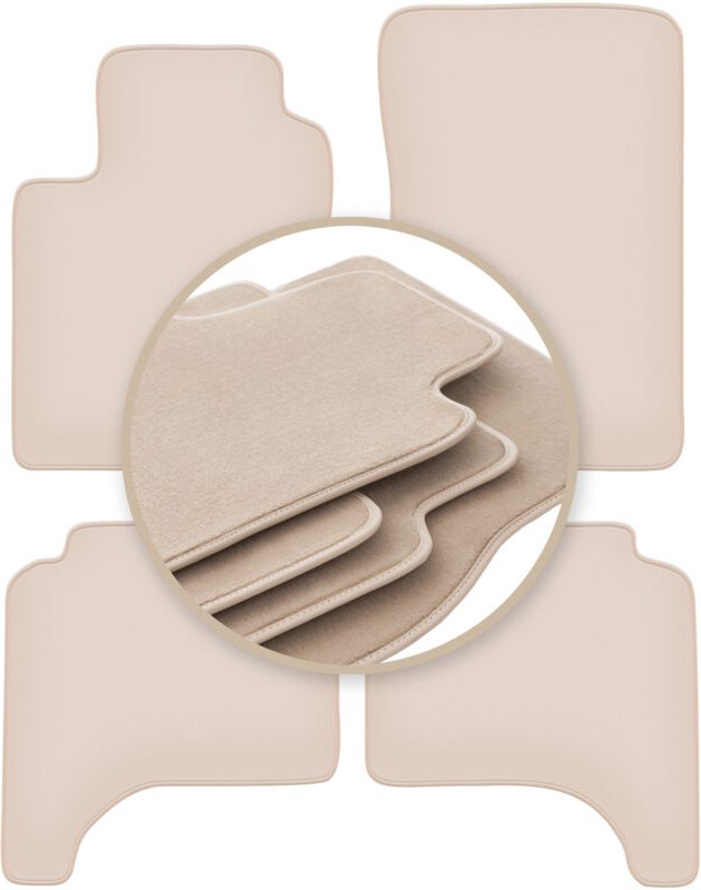 Beige Matten PREMIUM für: Suzuki Grand Vitara I SUV 1998-2005