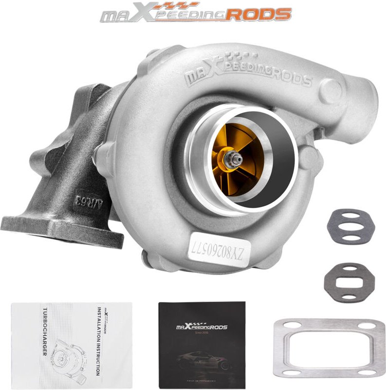 Billet Turbolader T3T4 T04E T3 .50 A/R .63 5 bolts Flange lgekühlt