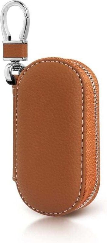 Schlüsseletui, Retro-Autoschlüsseletui aus PU-Leder mit Reißverschluss, Schlüsseletuis für Herren