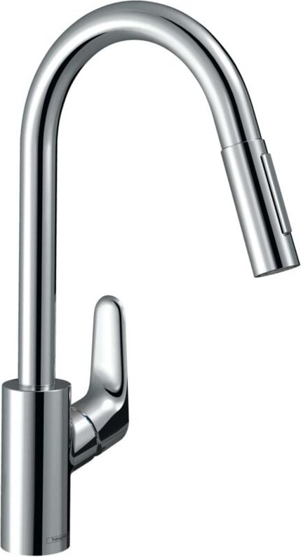 Focus M41 - Spültisch Einhebelmischer 240 mit ausziehbarer Geschirrbrause, verchromt 31815000 - Hansgrohe