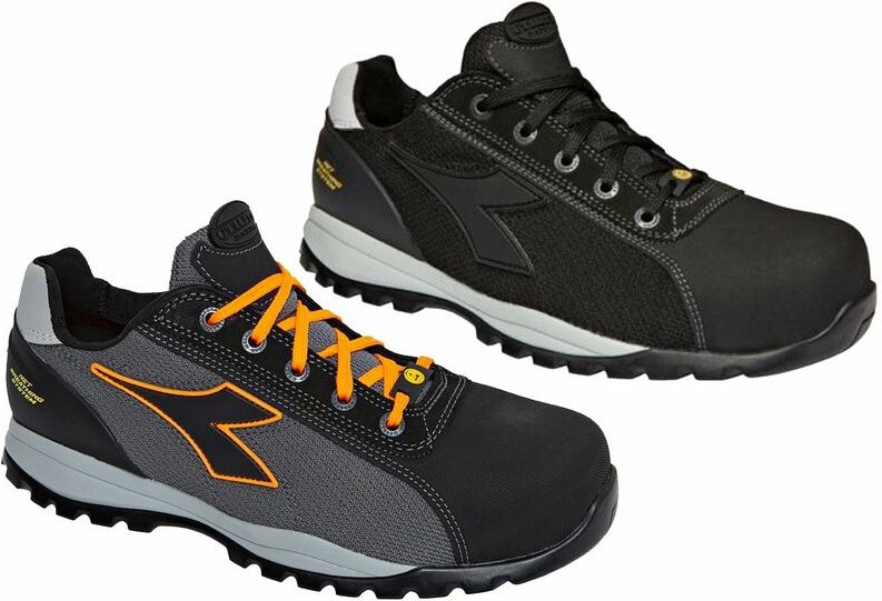 Glove tech low pro S1P esd Arbeitsschuhe - 47 eu - Anthrazit/Orange - Diadora