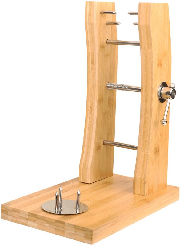 Alfa Dyser - Vertikaler Schinkenhalter aus Bambus
