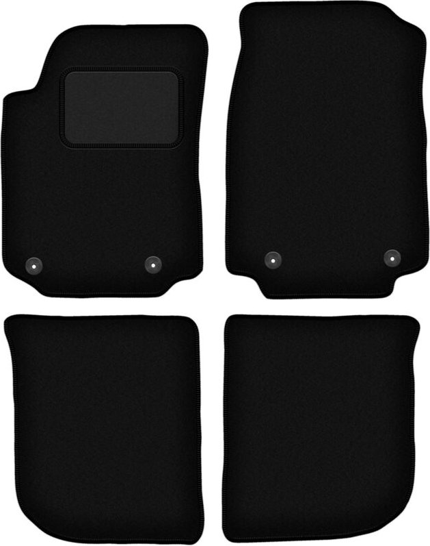 Schwarze Veloursmatten für: Audi A6 C4 Limousine, Kombi, Avant (1994-1997)