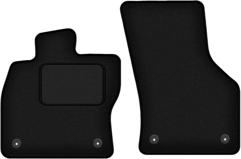 Vordere Matten schwarz für: Audi A3 8V 3-Türer, Limousine, Limousine, Sportback (2012-)