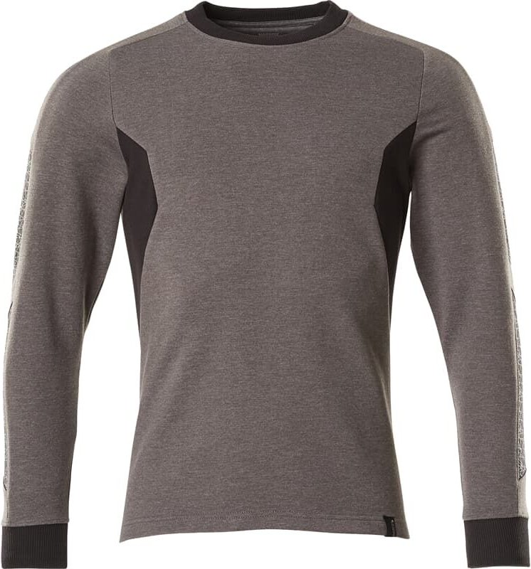 Accelerate Herren Sweatshirt 18384-962-1809 Gr. l dunkelanthrazit/schwarz - Mascot