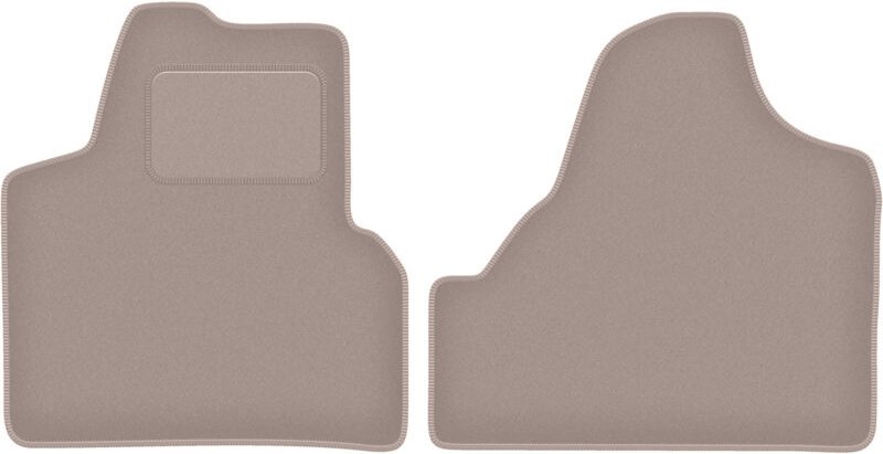 Beige Veloursmatten für: Peugeot Expert II Kastenwagen (2007-2016)