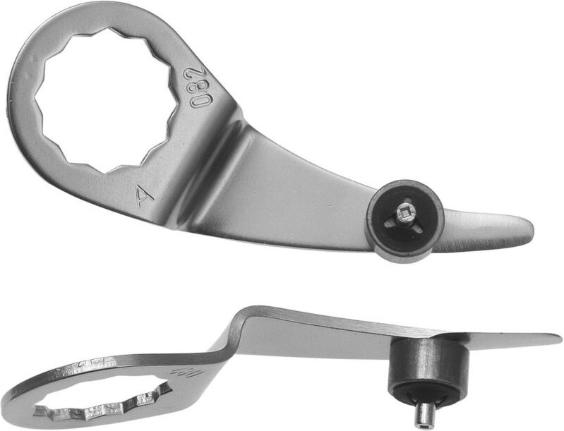 Thumbnail - No Brand - fein Schneidmesser geschwungene Form, Schneidenlänge 39 mm, Gesamtlänge 85 mm