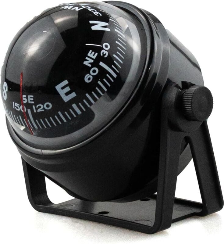 Marinekompass, Auto-Navigationskompass mit verstellbarer Montagehalterung, Auto- und LKW-Zubehör