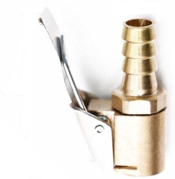 2 pezzi ugelli per gonfiaggio pneumatici auto clip-on valvola di gonfiaggio morsetto connettore adattatore per valvole p...