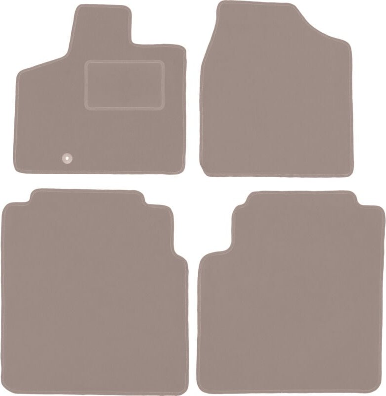 Beige Veloursmatten für: Lancia Voyager Minivan (2008-2016)