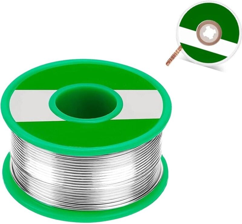 Bluedeer - Lötzinn 1mm und Entlötlitze Lötdraht Elektronik, Lötzinn Draht Lötmittel zum Elektrolöten und Heimwerken für ...