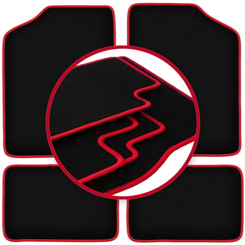 CARLUX-RED Autofußmatten für: Renault 5 II Fließheck (1986-1993)