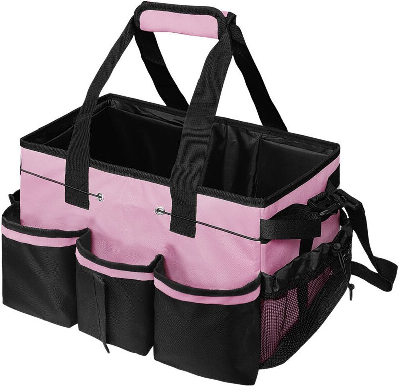 Große Aufbewahrungstasche für Gartengeräte mit Griff, verstellbarer Organizer für Reinigungsmittel, Werkzeugtasche mit m...