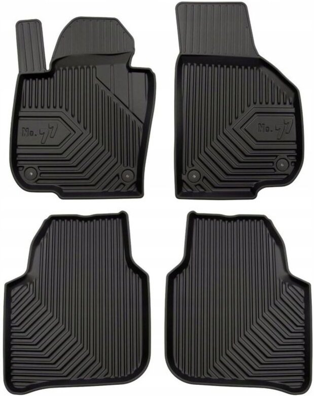 GUMMIMATTEN SKODA Superb 2 2008-2015 DURCH 77