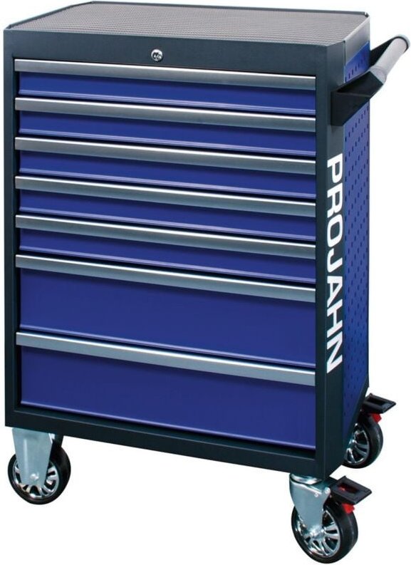Projahn Bestückter Werkstattwagen GALAXY mit 7 Schubfächern und 148-tlg. Bestückung Blau/Anthrazit