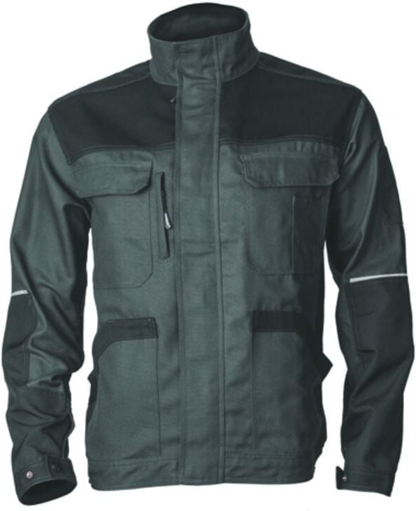 Thumbnail - SMART Arbeitjacke Grau - Baumwolle/Polyester 2XL/3XL - 56/62