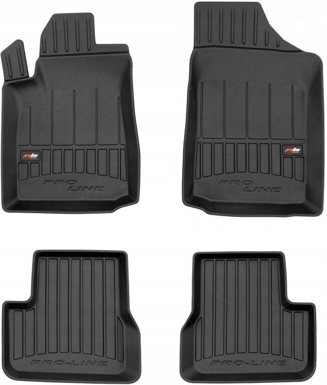 Gummimatten und Fußmatten Citroen C3 1 2002-2010 3D Mulde