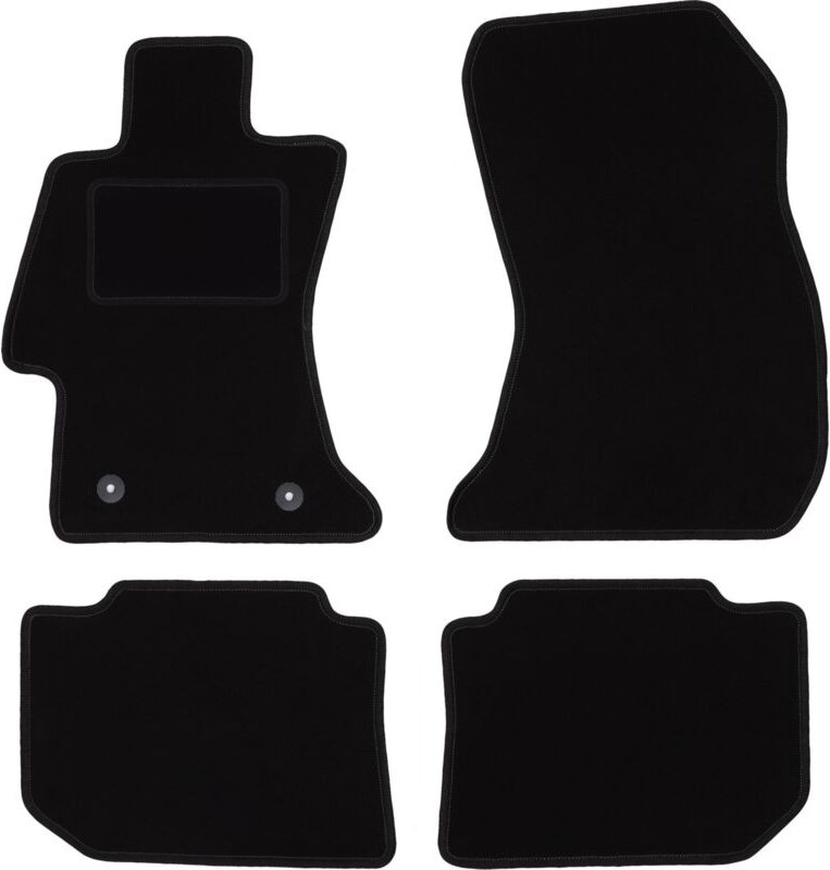 Schwarze Veloursmatten für: Subaru Impreza V Fließheck, Kombi (2016-)