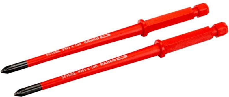 Bahco - Isolierte, auswechselbare Phillipsklinge mit reduziertem Durchmesser, PH2