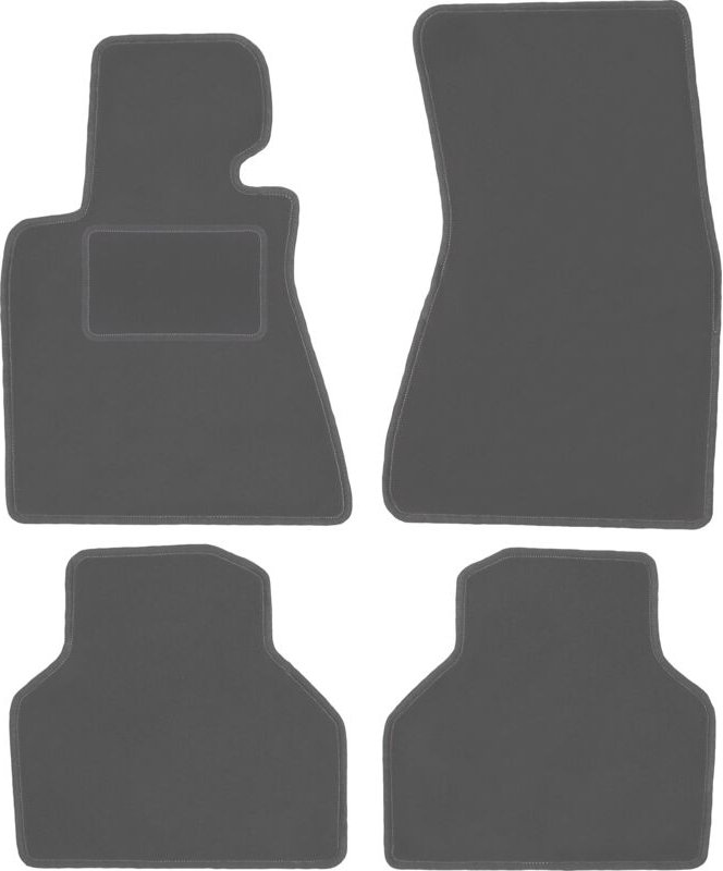 Graphit-Fußmatten für: BMW 7 E65 Limousine (2001-2008)