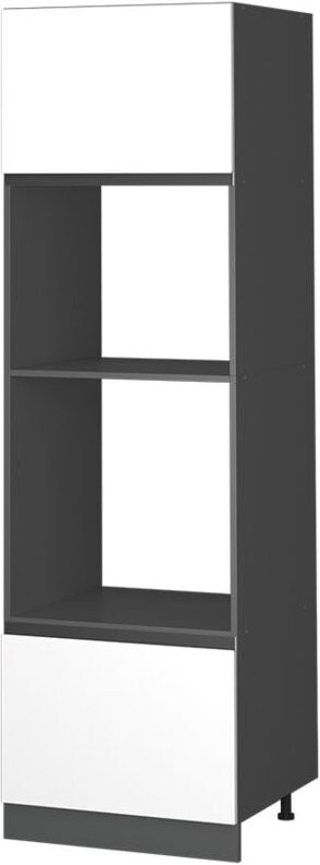 Vicco - Mikrowellenschrank R-Line, Weiß, 60 cm J-Shape