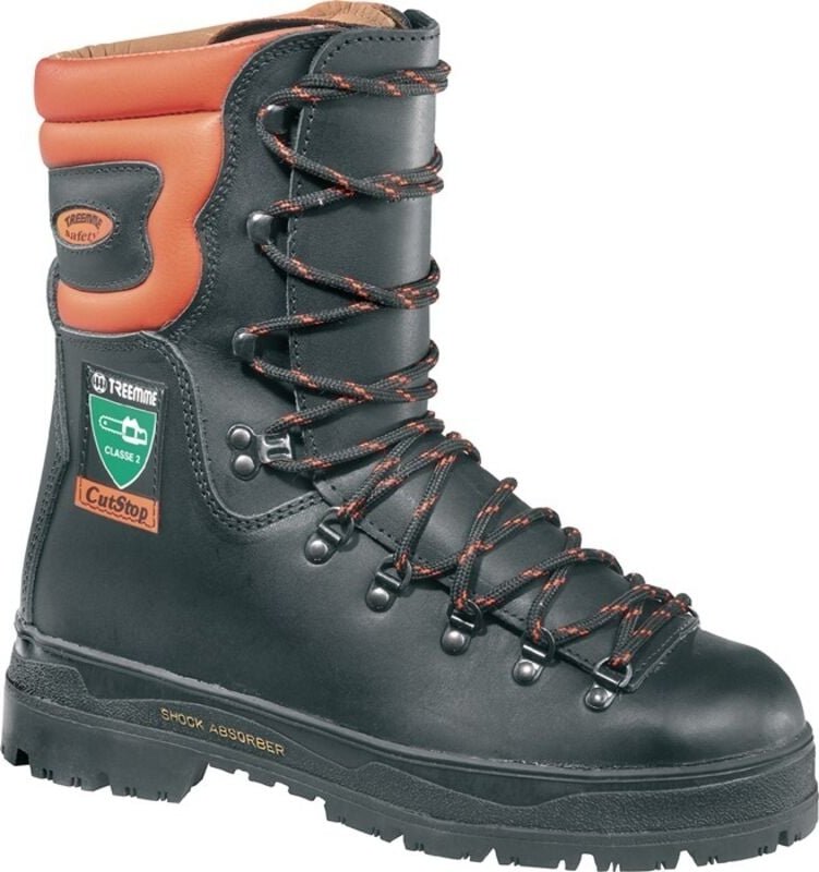 Forstsicherheitsstiefel Cutstop High Gr.45 schwarz/orange Leder S3 ISM