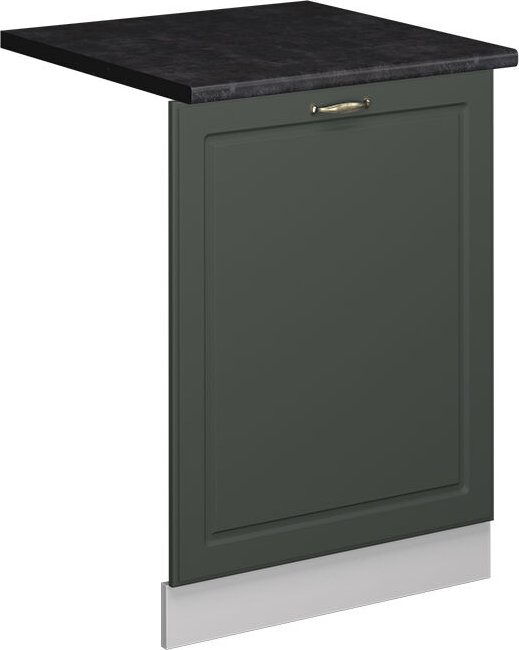 Vicco - Geschirrspülblende Fame-Line, Grün-Gold Landhaus, 60 cm , ap Anthrazit