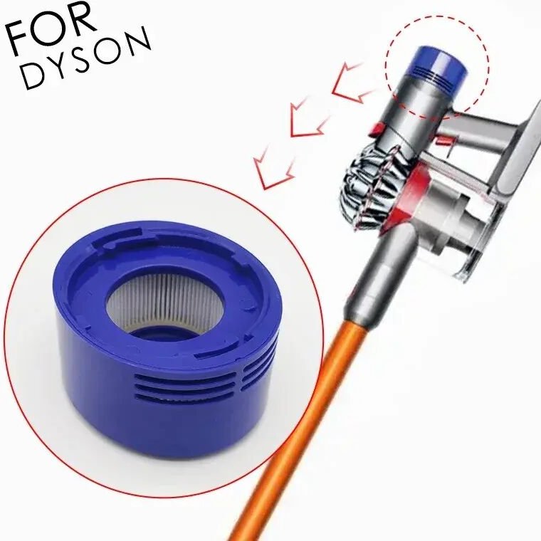 Ersatz-HEPA-Nachfilter-Zubehör für Dyson V7 V8 Animal Absolute Akku-Staubsauger, Filter Nr. 967478-01