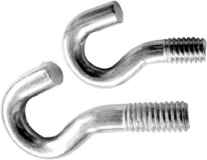 Einschraubhaken-Set mit Außengewinde 10-teilig, Gewinde: M6 10 Stk