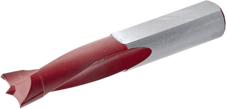 Bohr- und Einpressautomat-Bohrer, Ø14mm, l 57mm, Schaft ø 10mm, links = rot 53942 - Hettich